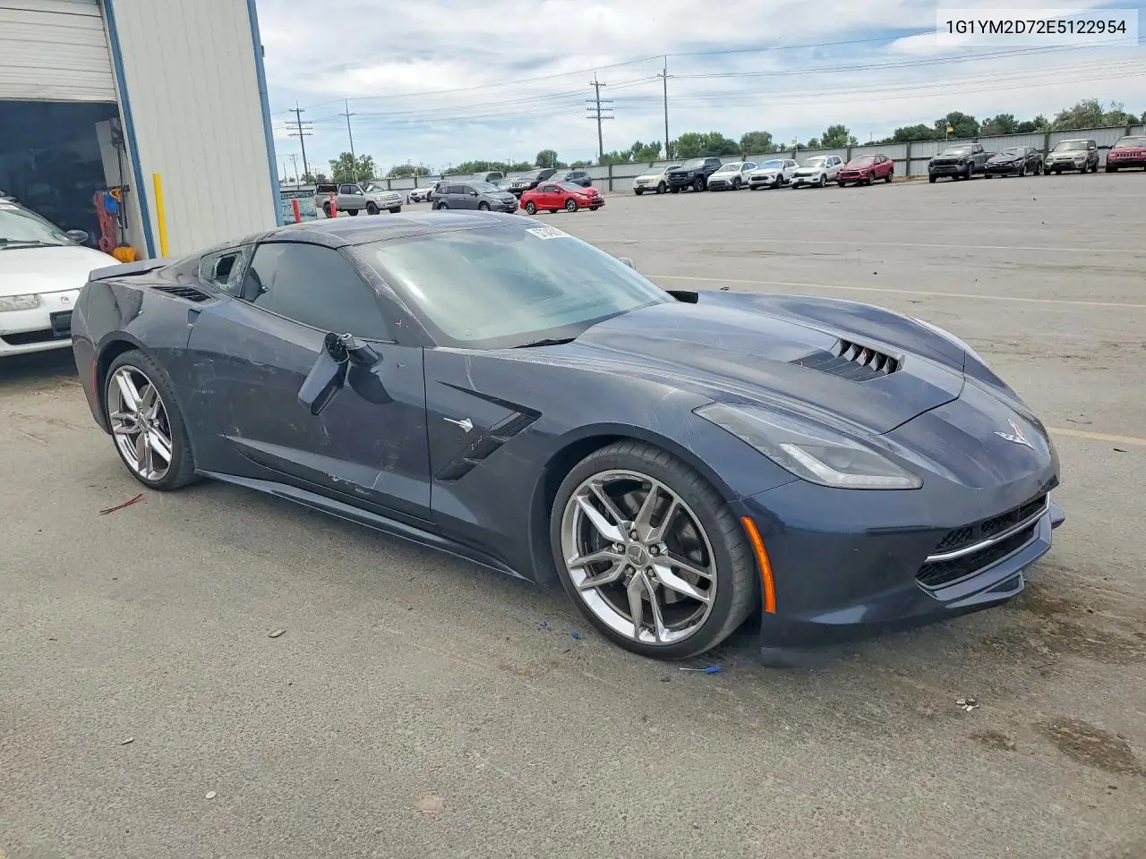 2014 Chevrolet Corvette Stingray Z51 3Lt VIN: 1G1YM2D72E5122954 Lot: 57343876