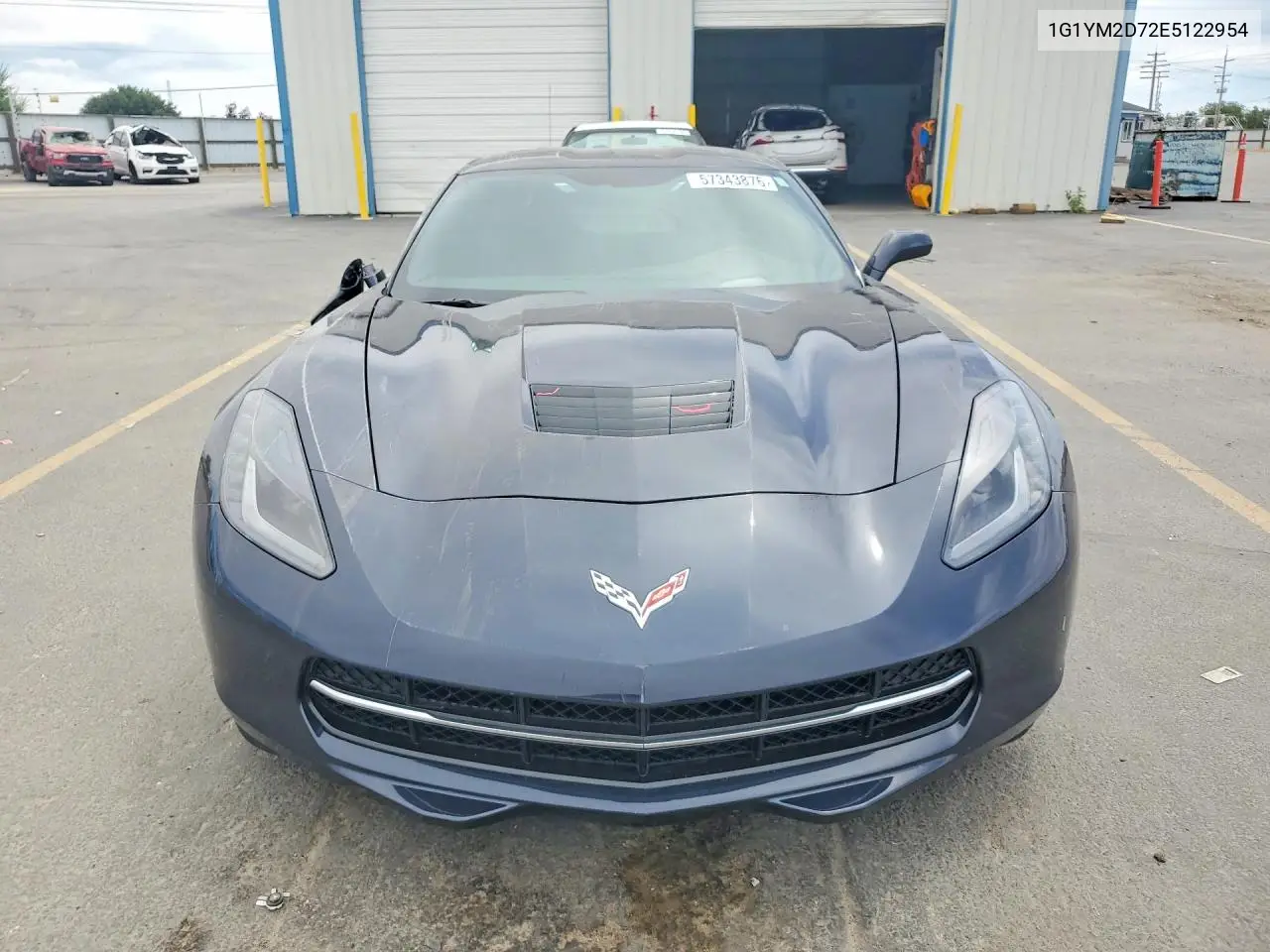 2014 Chevrolet Corvette Stingray Z51 3Lt VIN: 1G1YM2D72E5122954 Lot: 57343876