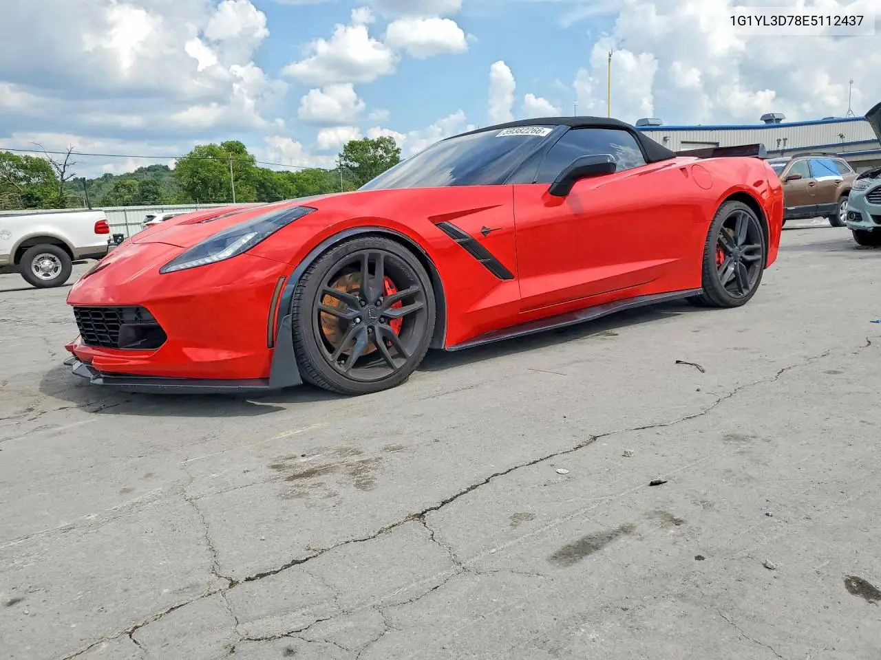 2014 Chevrolet Corvette Stingray Z51 3Lt VIN: 1G1YL3D78E5112437 Lot: 59382266