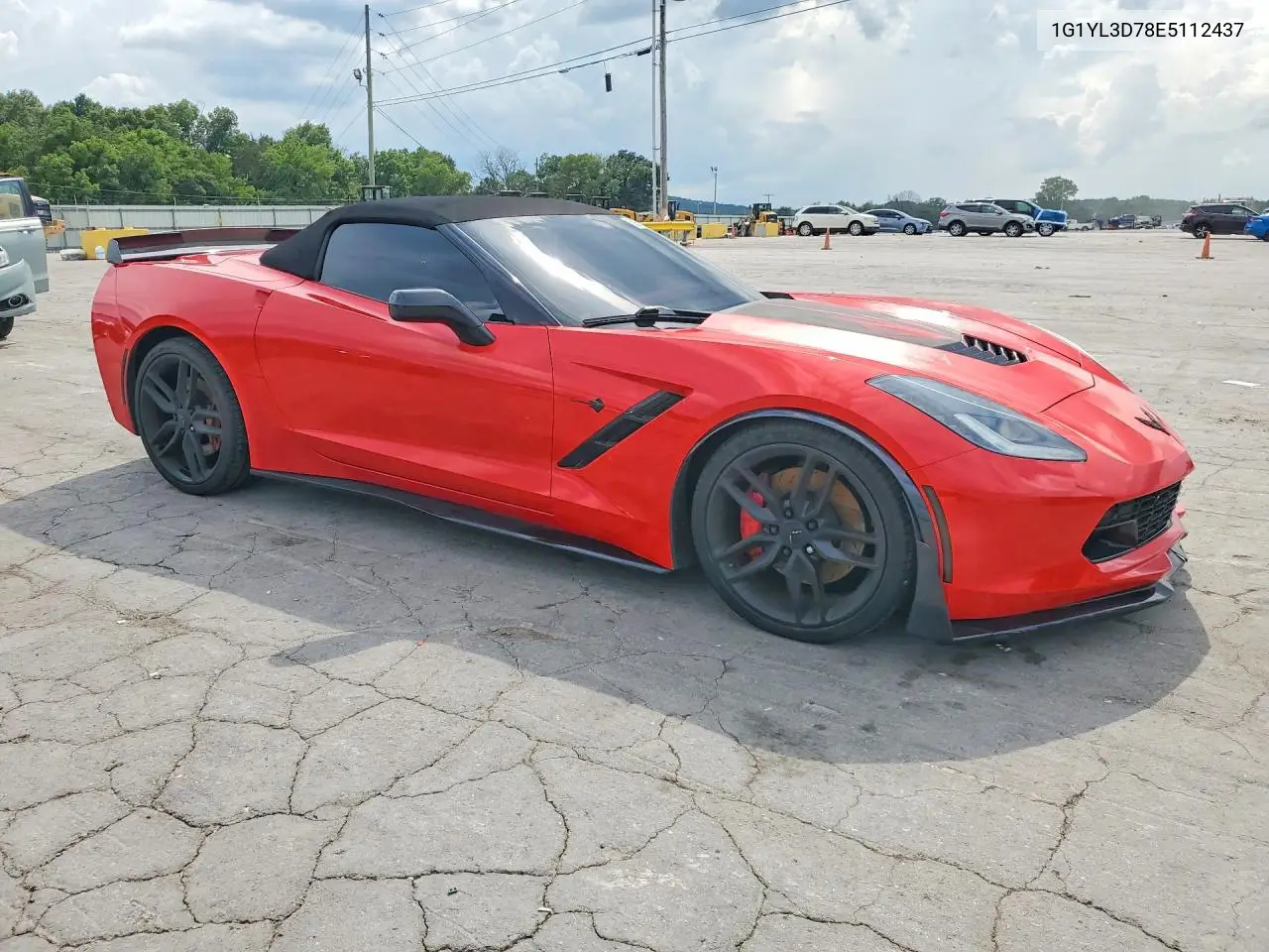 2014 Chevrolet Corvette Stingray Z51 3Lt VIN: 1G1YL3D78E5112437 Lot: 59382266