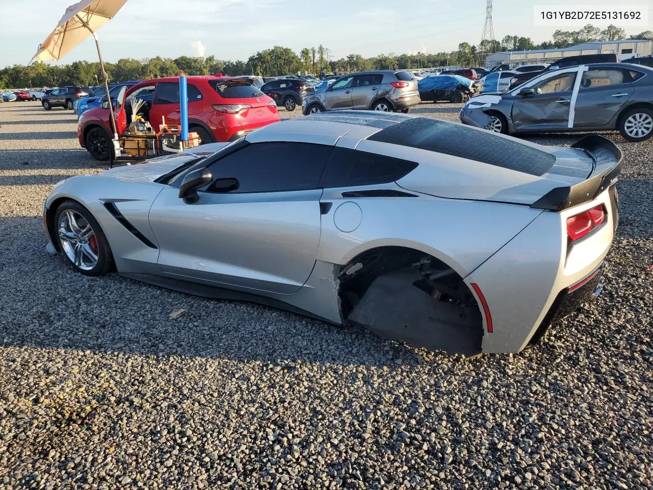 2014 Chevrolet Corvette Stingray 1Lt VIN: 1G1YB2D72E5131692 Lot: 60269786