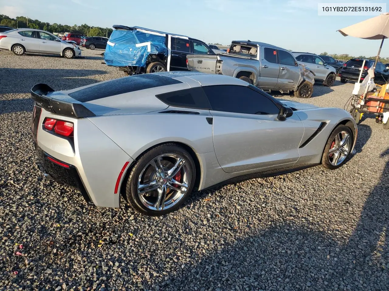 2014 Chevrolet Corvette Stingray 1Lt VIN: 1G1YB2D72E5131692 Lot: 60269786
