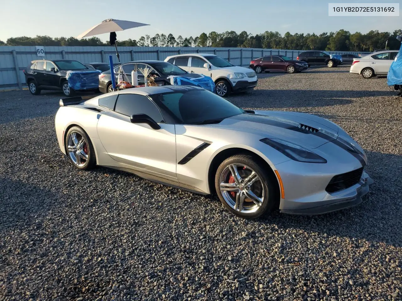 2014 Chevrolet Corvette Stingray 1Lt VIN: 1G1YB2D72E5131692 Lot: 60269786