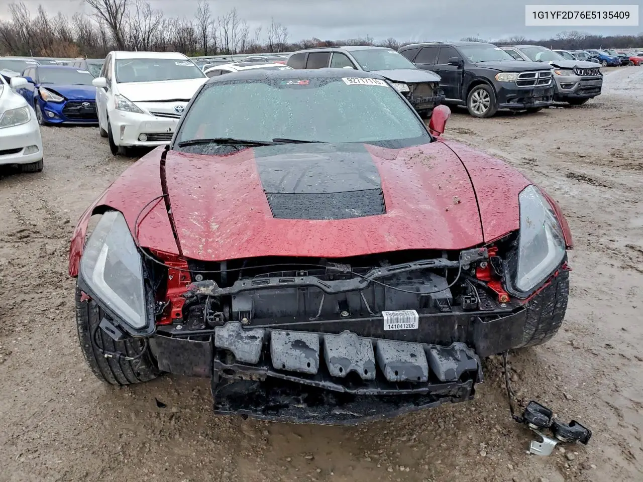 1G1YF2D76E5135409 2014 Chevrolet Corvette Stingray 3Lt