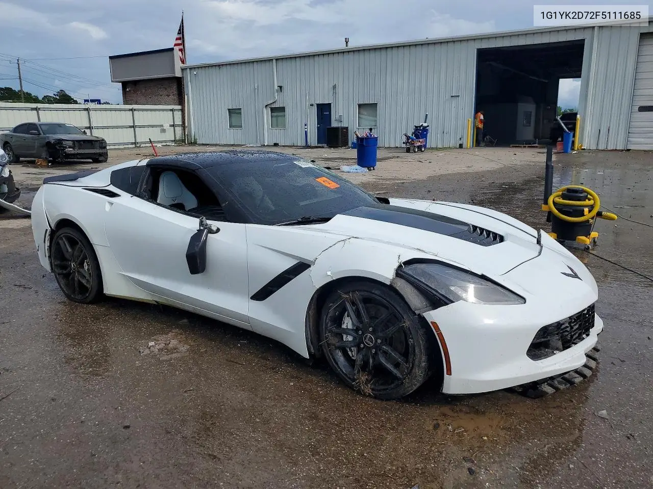 1G1YK2D72F5111685 2015 Chevrolet Corvette Stingray Z51 2Lt