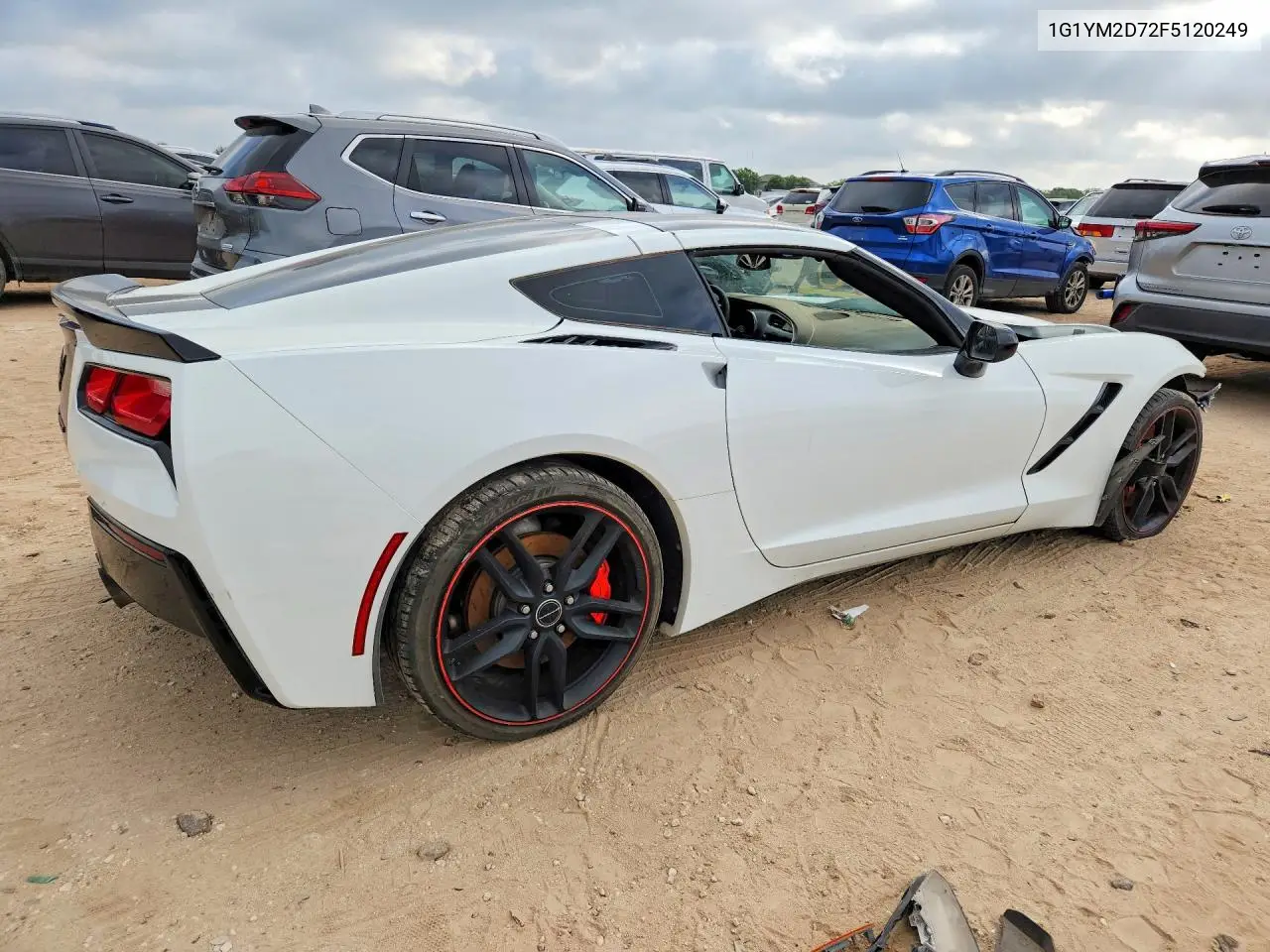 2015 Chevrolet Corvette Stingray Z51 3Lt VIN: 1G1YM2D72F5120249 Lot: 58145546