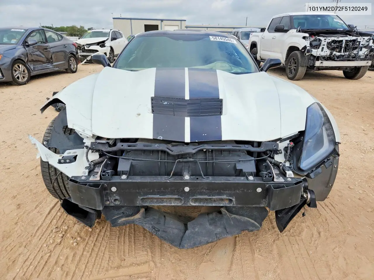 2015 Chevrolet Corvette Stingray Z51 3Lt VIN: 1G1YM2D72F5120249 Lot: 58145546