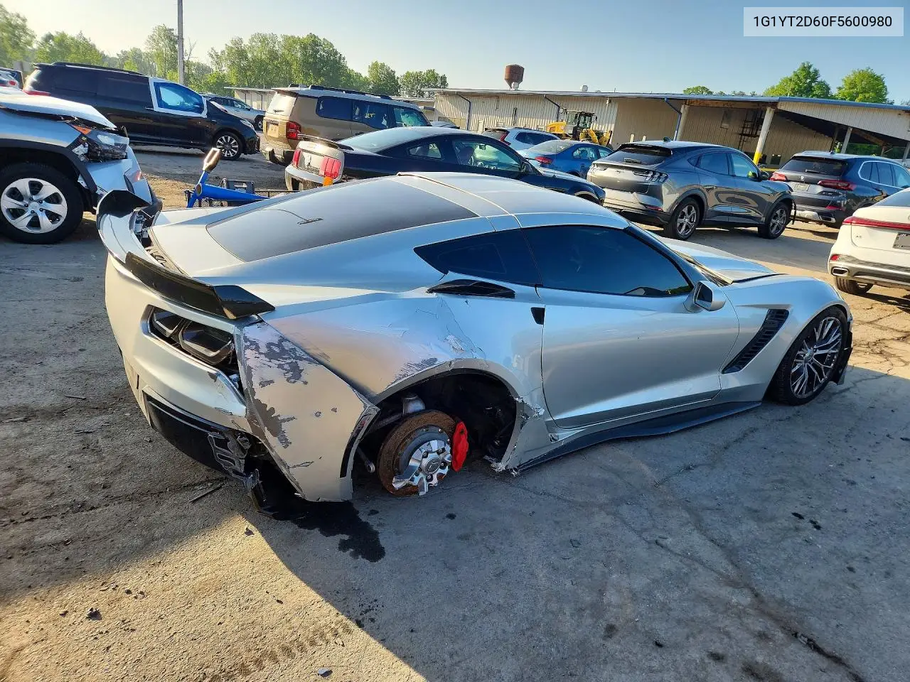 2015 Chevrolet Corvette Z06 3Lz VIN: 1G1YT2D60F5600980 Lot: 59291596