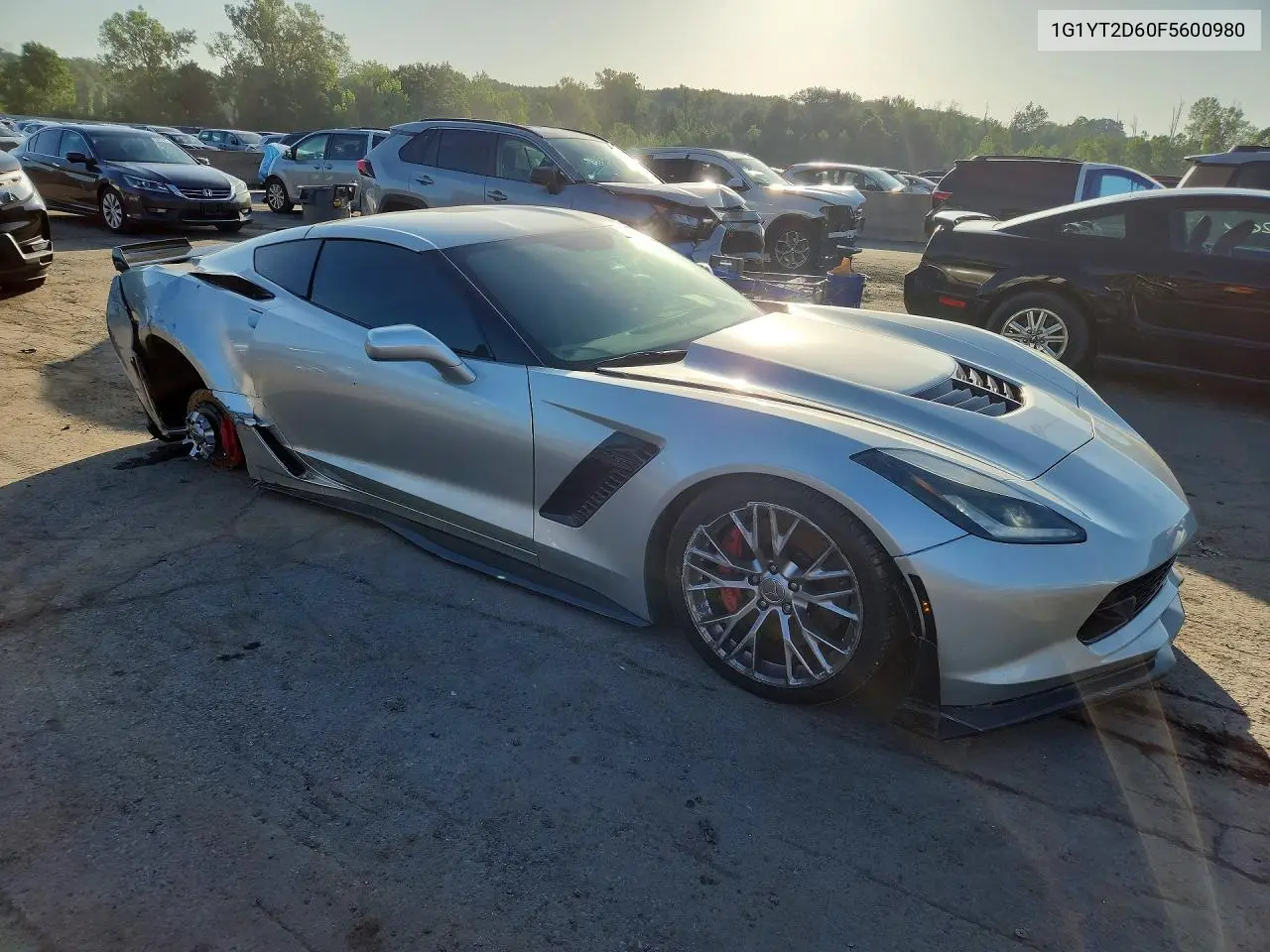 2015 Chevrolet Corvette Z06 3Lz VIN: 1G1YT2D60F5600980 Lot: 59291596