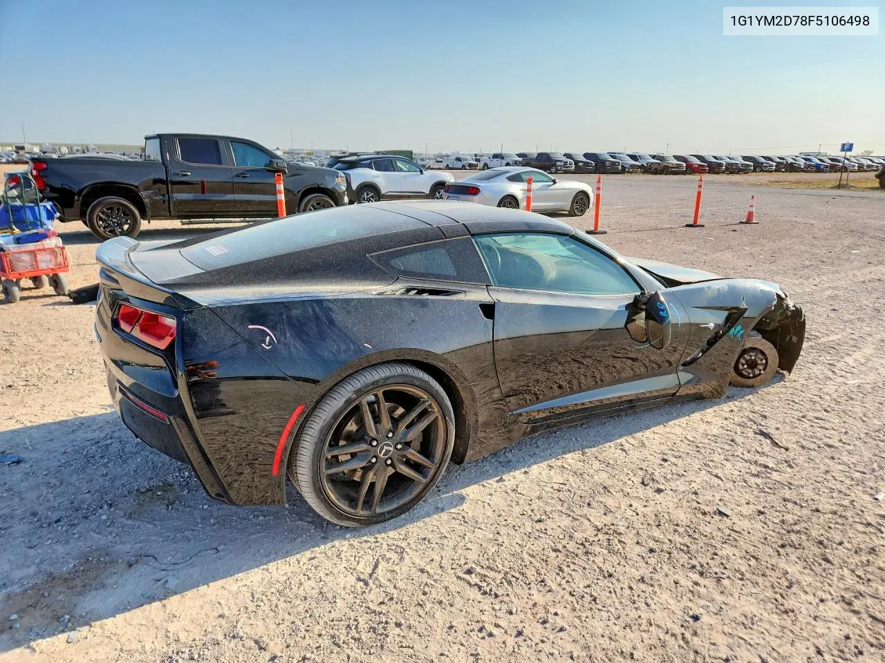 2015 Chevrolet Corvette Stingray Z51 3Lt VIN: 1G1YM2D78F5106498 Lot: 59798756