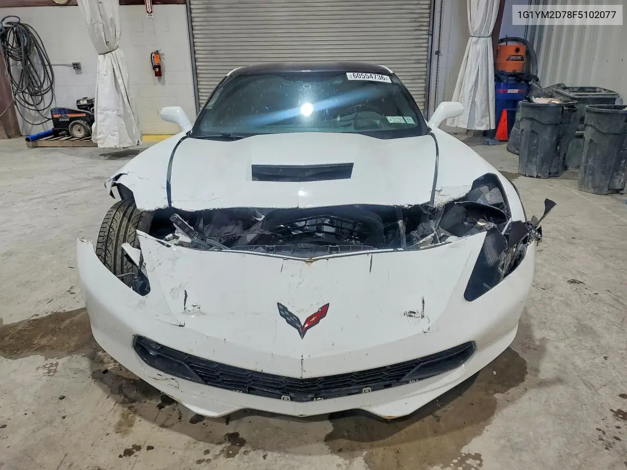 2015 Chevrolet Corvette Stingray Z51 3Lt VIN: 1G1YM2D78F5102077 Lot: 60554736