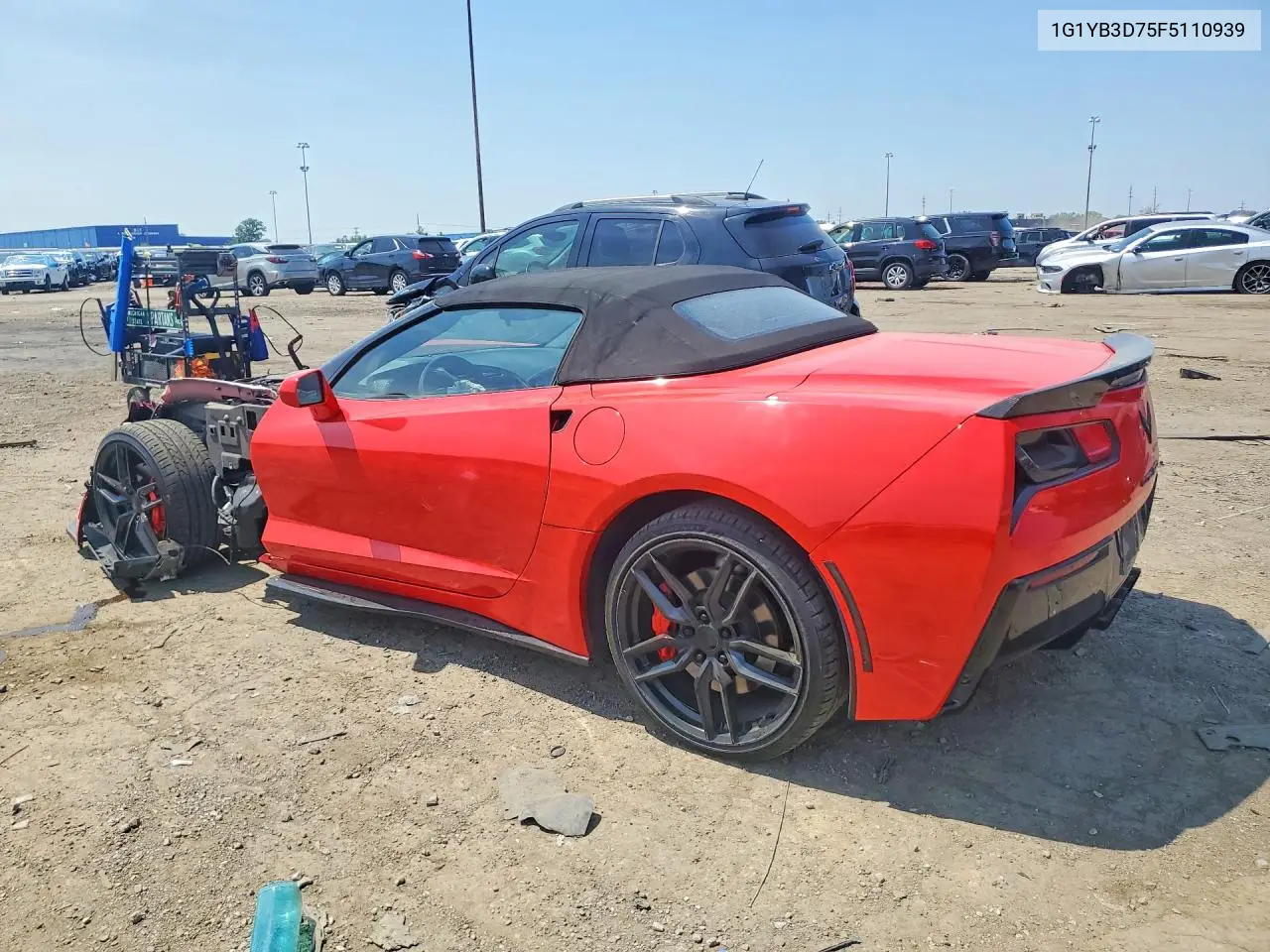 2015 Chevrolet Corvette Stingray 1Lt VIN: 1G1YB3D75F5110939 Lot: 60624916