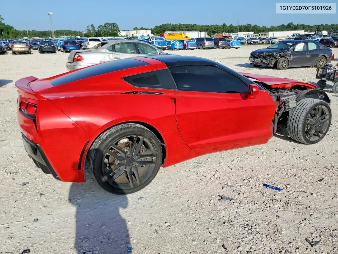 2015 Chevrolet Corvette Stingray 2Lt VIN: 1G1YD2D70F5101926 Lot: 61953236