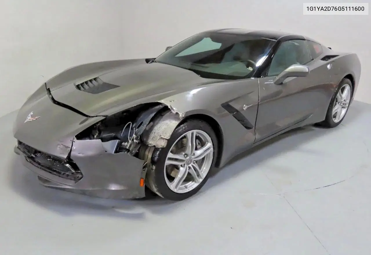 2016 Chevrolet Corvette Stingray 1Lt VIN: 1G1YA2D76G5111600 Lot: 57411576
