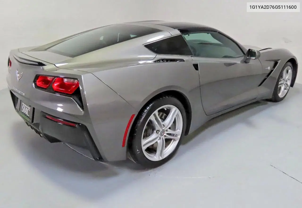 2016 Chevrolet Corvette Stingray 1Lt VIN: 1G1YA2D76G5111600 Lot: 57411576