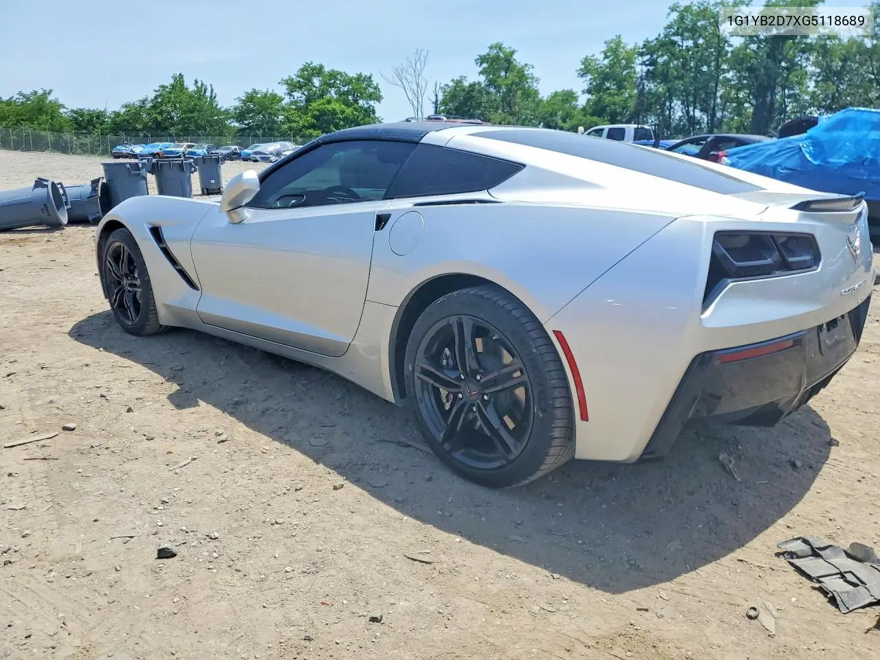 2016 Chevrolet Corvette Stingray 1Lt VIN: 1G1YB2D7XG5118689 Lot: 59016666
