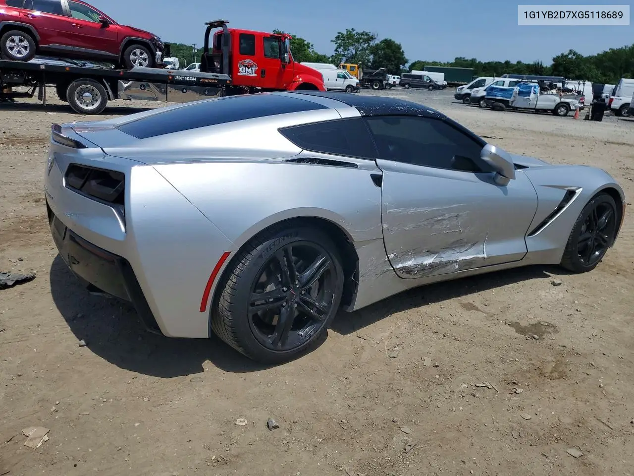 2016 Chevrolet Corvette Stingray 1Lt VIN: 1G1YB2D7XG5118689 Lot: 59016666