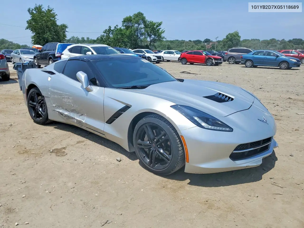 2016 Chevrolet Corvette Stingray 1Lt VIN: 1G1YB2D7XG5118689 Lot: 59016666