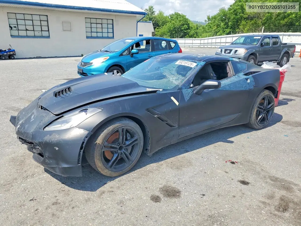 2016 Chevrolet Corvette Stingray 1Lt VIN: 1G1YB2D72G5101255 Lot: 59219126