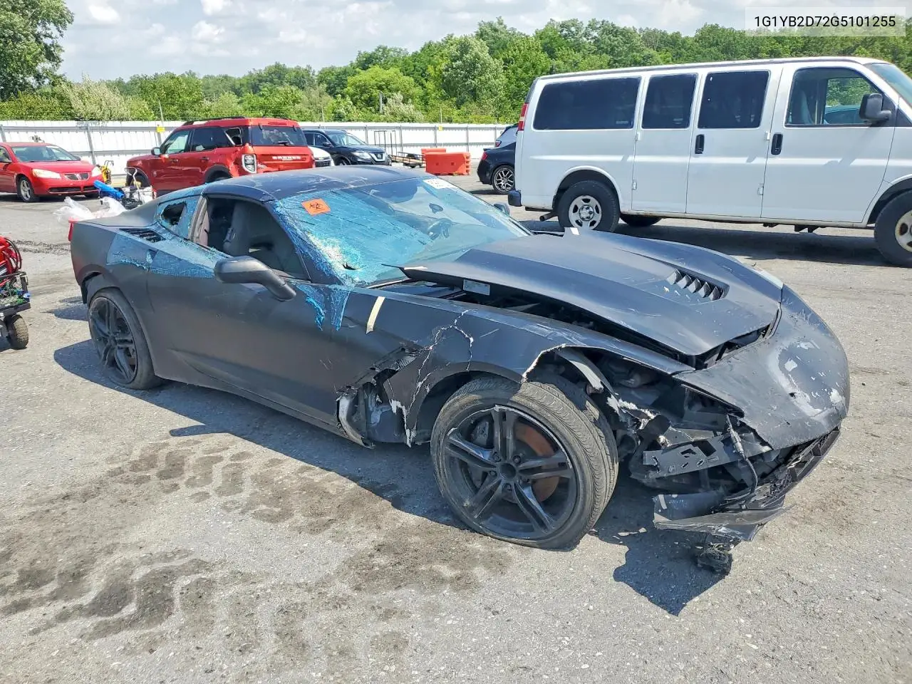 2016 Chevrolet Corvette Stingray 1Lt VIN: 1G1YB2D72G5101255 Lot: 59219126