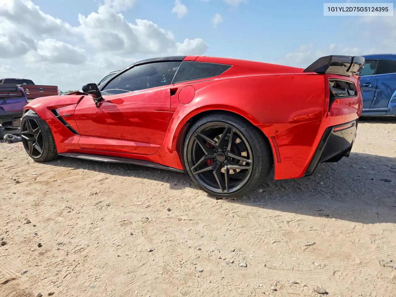 2016 Chevrolet Corvette Stingray Z51 3Lt VIN: 1G1YL2D75G5124395 Lot: 59554576