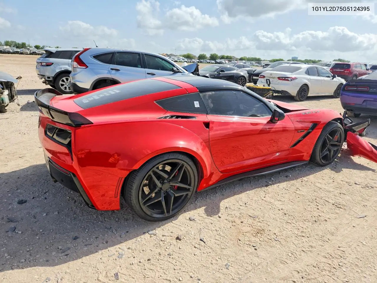 2016 Chevrolet Corvette Stingray Z51 3Lt VIN: 1G1YL2D75G5124395 Lot: 59554576