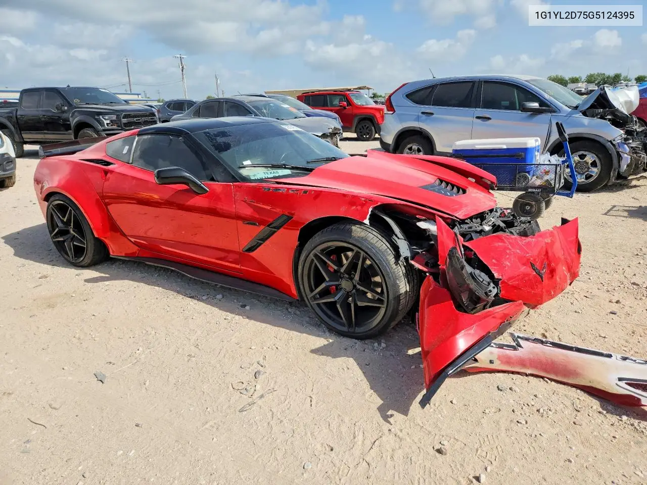2016 Chevrolet Corvette Stingray Z51 3Lt VIN: 1G1YL2D75G5124395 Lot: 59554576