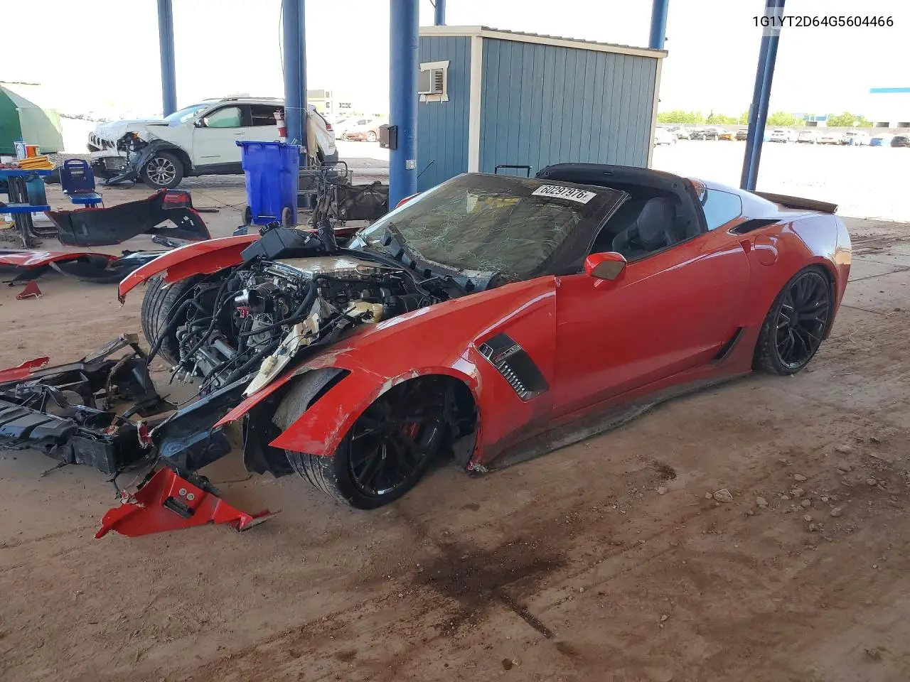 2016 Chevrolet Corvette Z06 3Lz VIN: 1G1YT2D64G5604466 Lot: 60297976