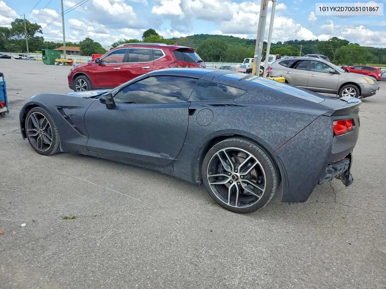 2016 Chevrolet Corvette Stingray Z51 2Lt VIN: 1G1YK2D70G5101867 Lot: 60982536
