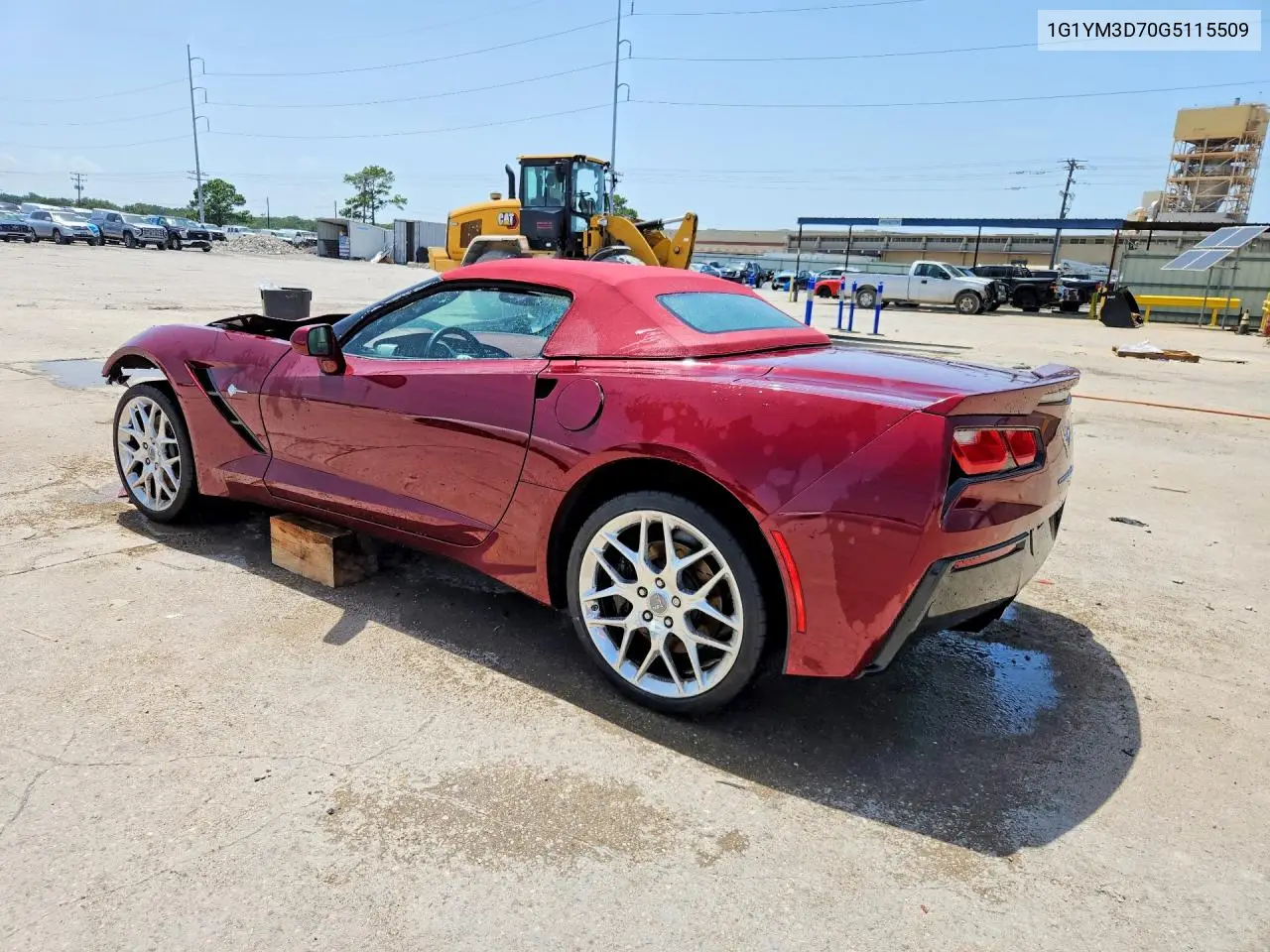 2016 Chevrolet Corvette Stingray Z51 3Lt VIN: 1G1YM3D70G5115509 Lot: 61064406