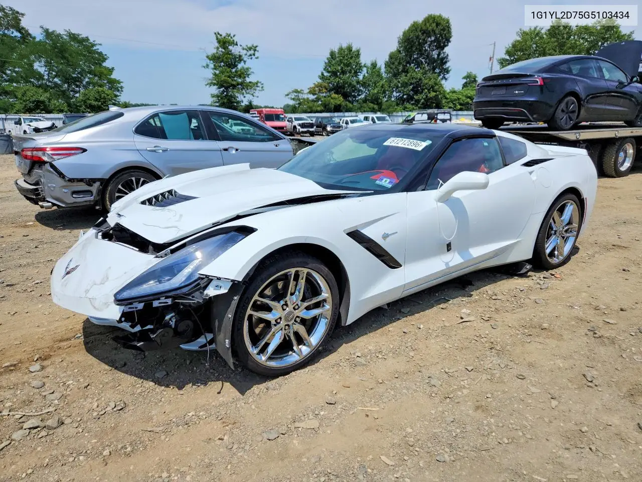 2016 Chevrolet Corvette Stingray Z51 3Lt VIN: 1G1YL2D75G5103434 Lot: 61212896