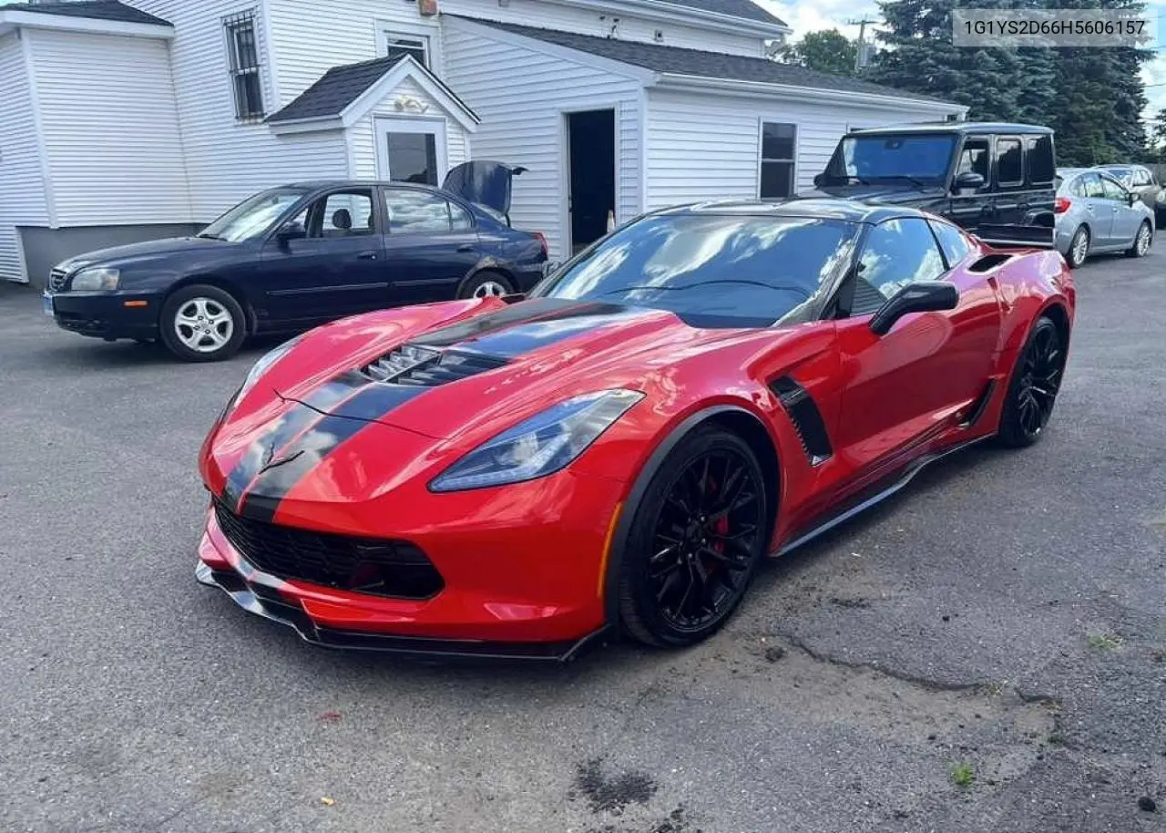 2017 Chevrolet Corvette Z06 2Lz VIN: 1G1YS2D66H5606157 Lot: 59249336