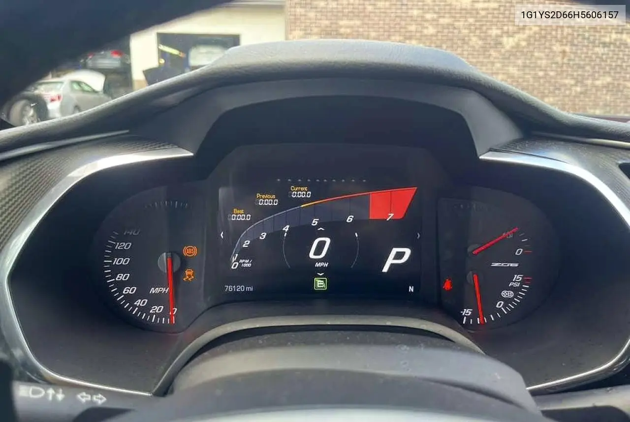 2017 Chevrolet Corvette Z06 2Lz VIN: 1G1YS2D66H5606157 Lot: 59249336