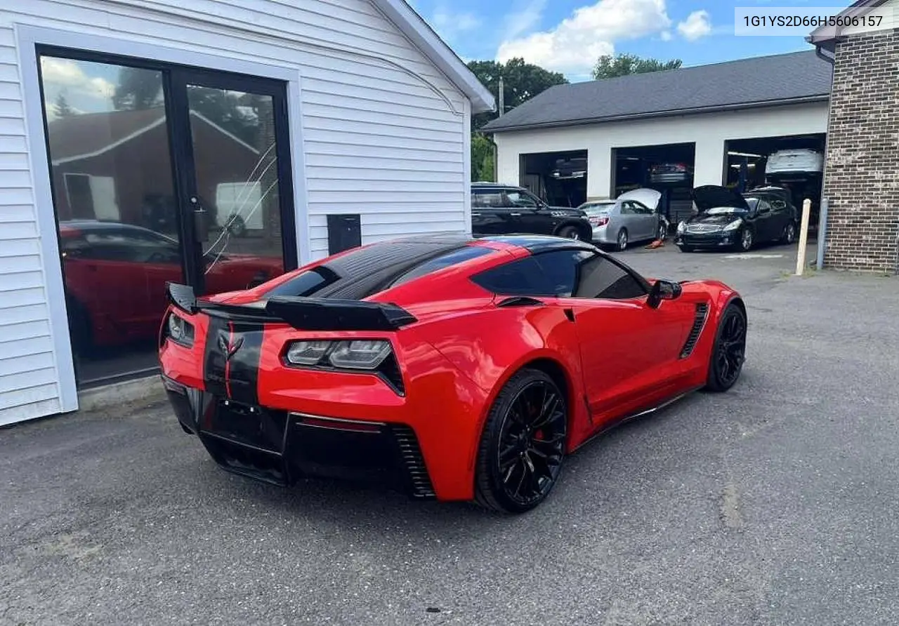 2017 Chevrolet Corvette Z06 2Lz VIN: 1G1YS2D66H5606157 Lot: 59249336
