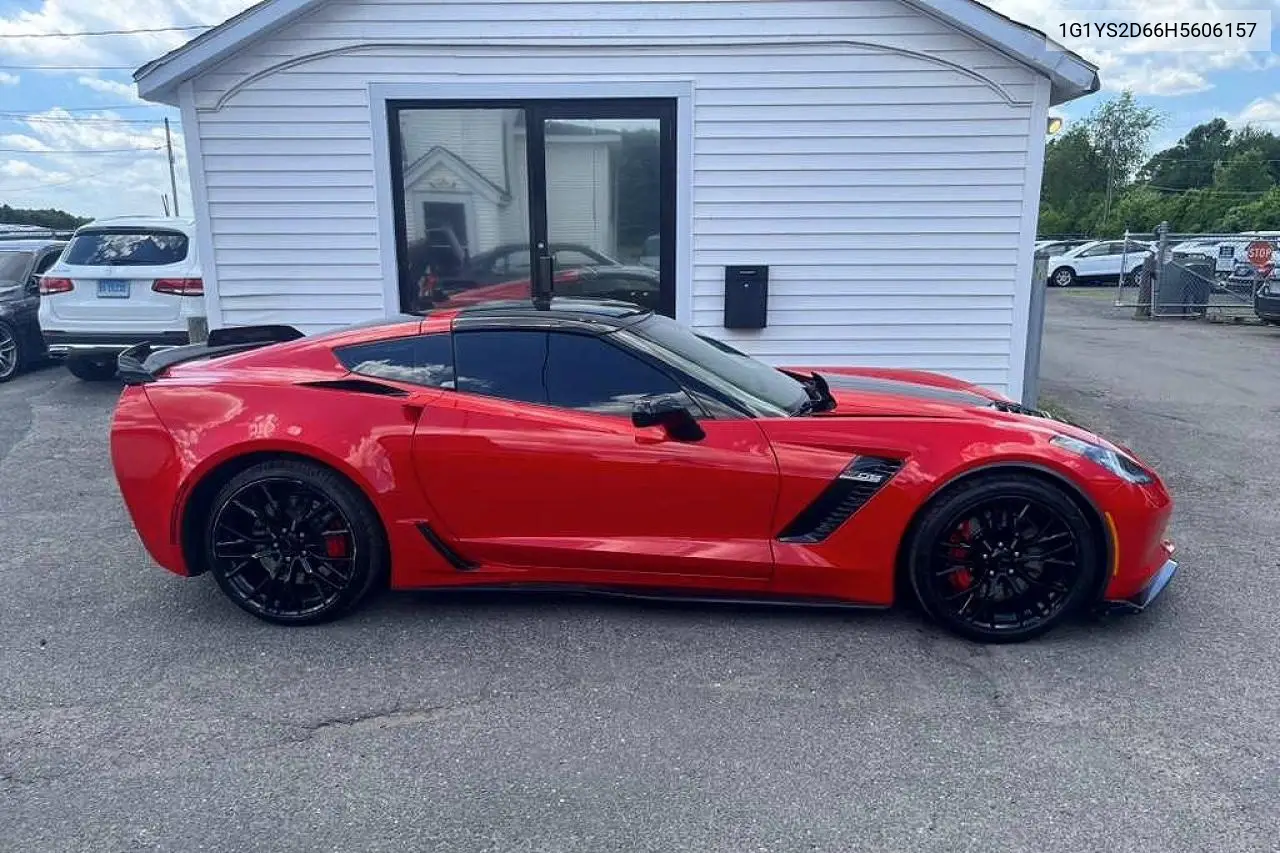 2017 Chevrolet Corvette Z06 2Lz VIN: 1G1YS2D66H5606157 Lot: 59249336