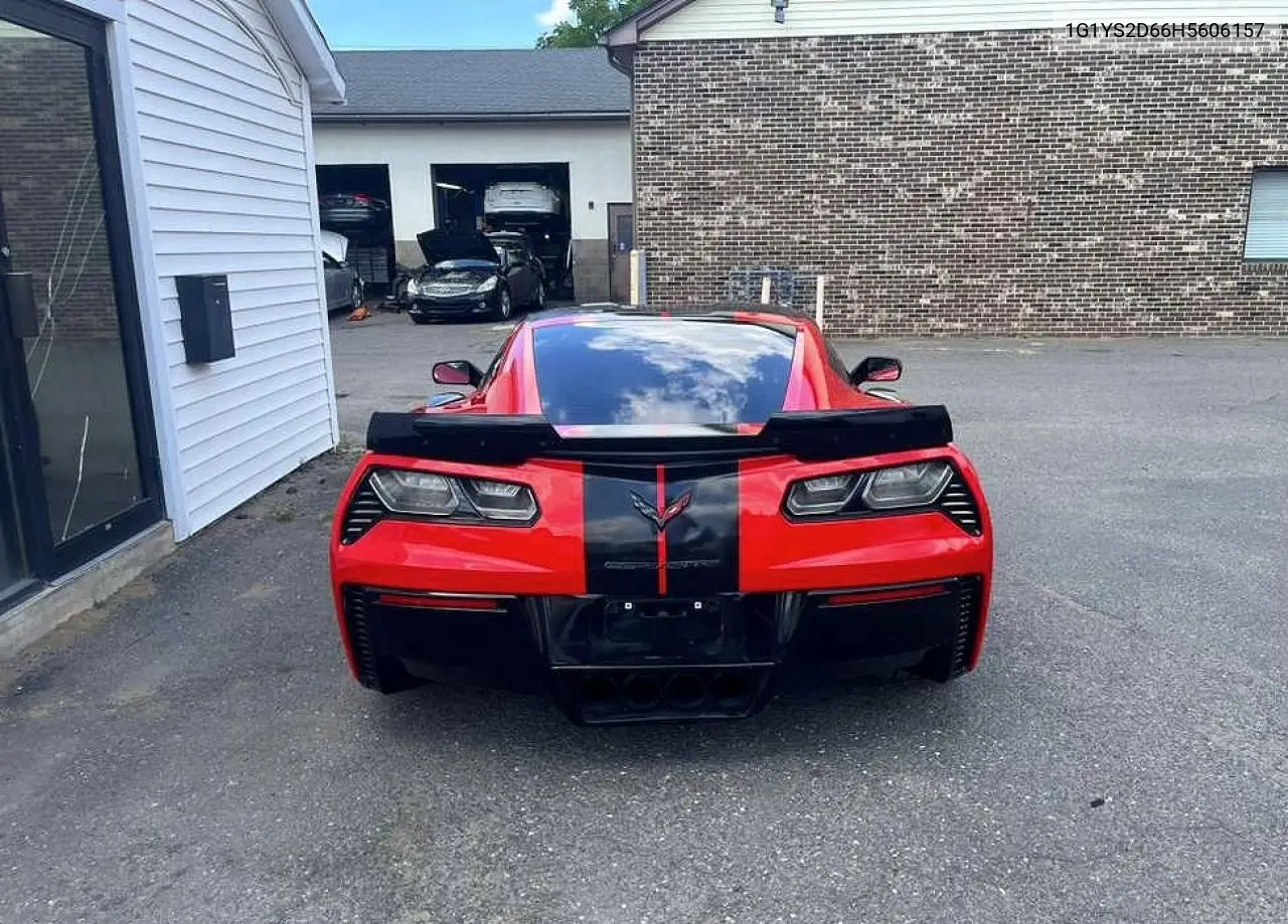 2017 Chevrolet Corvette Z06 2Lz VIN: 1G1YS2D66H5606157 Lot: 59249336