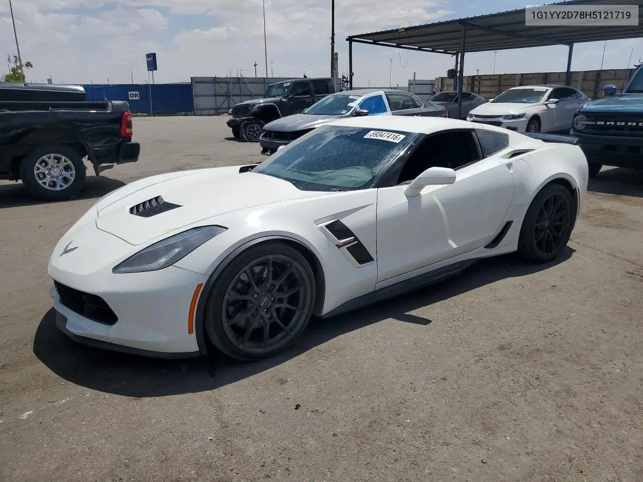 2017 Chevrolet Corvette Grand Sport 2Lt VIN: 1G1YY2D78H5121719 Lot: 59347416