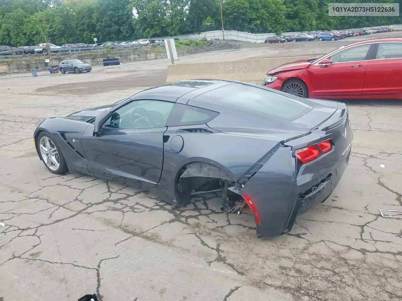 2017 Chevrolet Corvette Stingray 1Lt VIN: 1G1YA2D73H5122636 Lot: 59951726