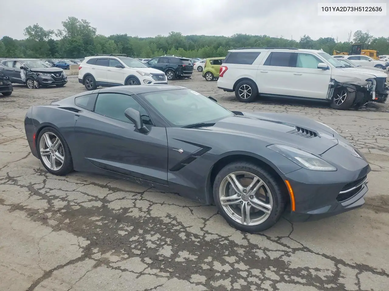 2017 Chevrolet Corvette Stingray 1Lt VIN: 1G1YA2D73H5122636 Lot: 59951726