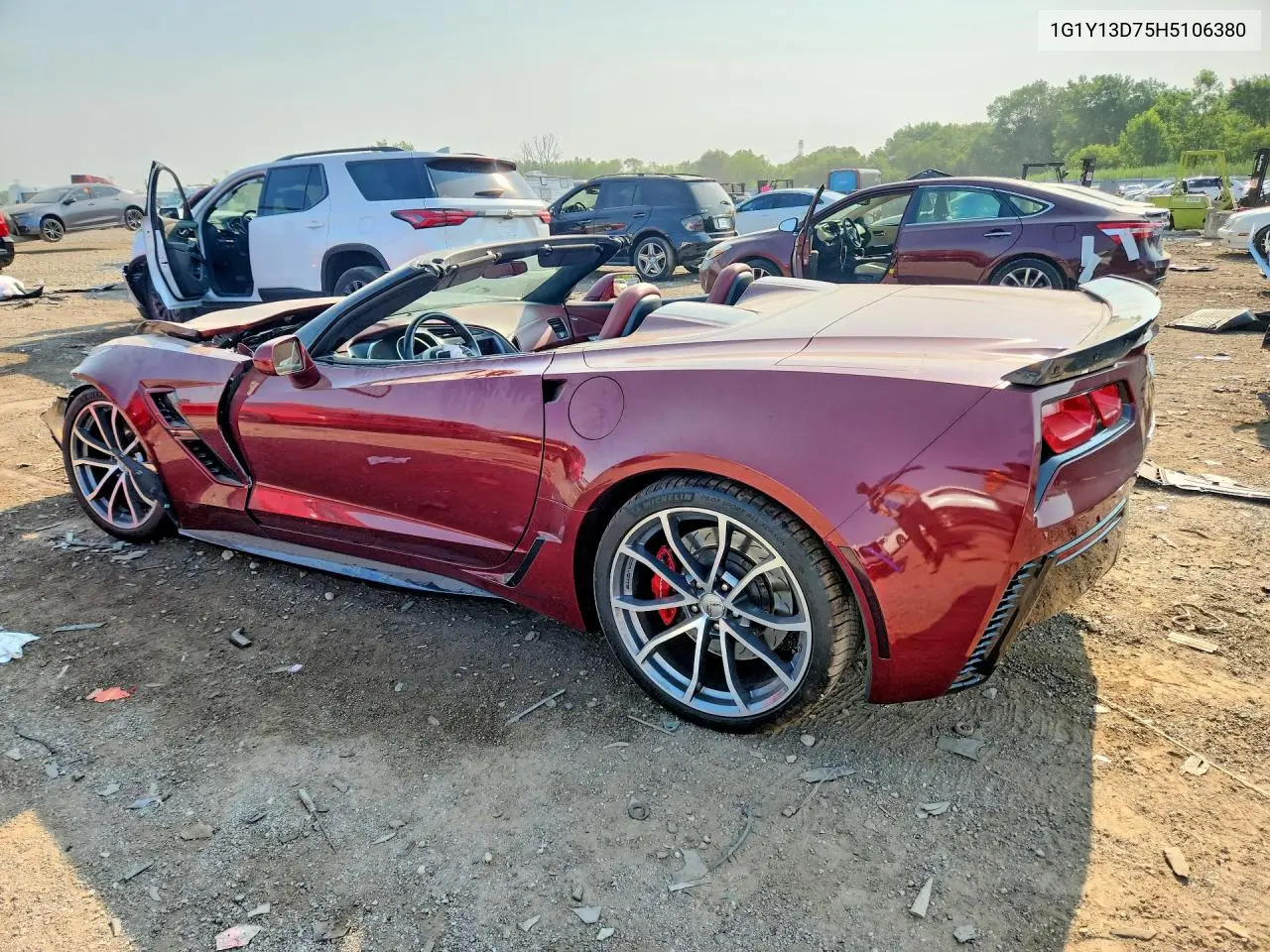 2017 Chevrolet Corvette Grand Sport 3Lt VIN: 1G1Y13D75H5106380 Lot: 61233186