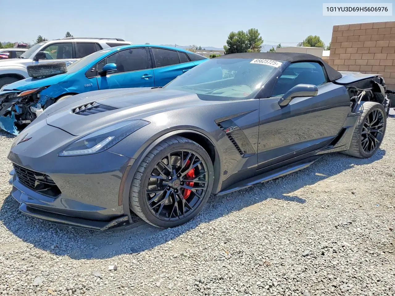 2017 Chevrolet Corvette Z06 3Lz VIN: 1G1YU3D69H5606976 Lot: 85625725