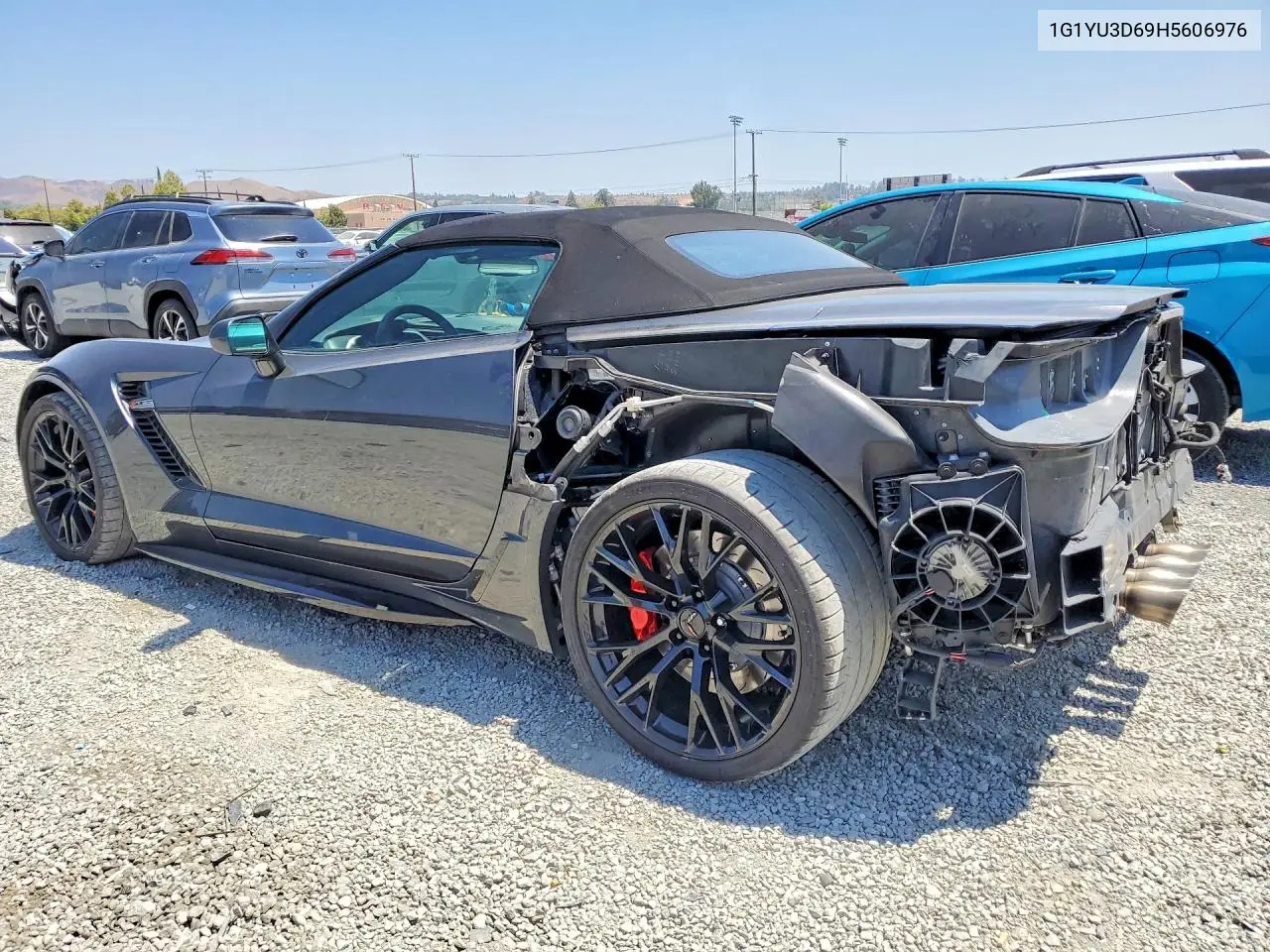 2017 Chevrolet Corvette Z06 3Lz VIN: 1G1YU3D69H5606976 Lot: 85625725