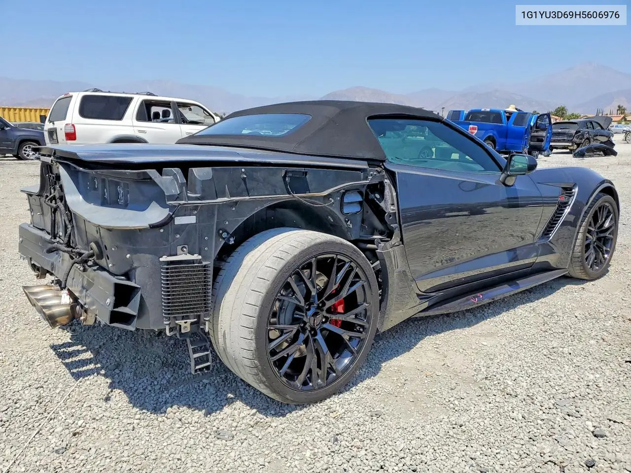 2017 Chevrolet Corvette Z06 3Lz VIN: 1G1YU3D69H5606976 Lot: 85625725