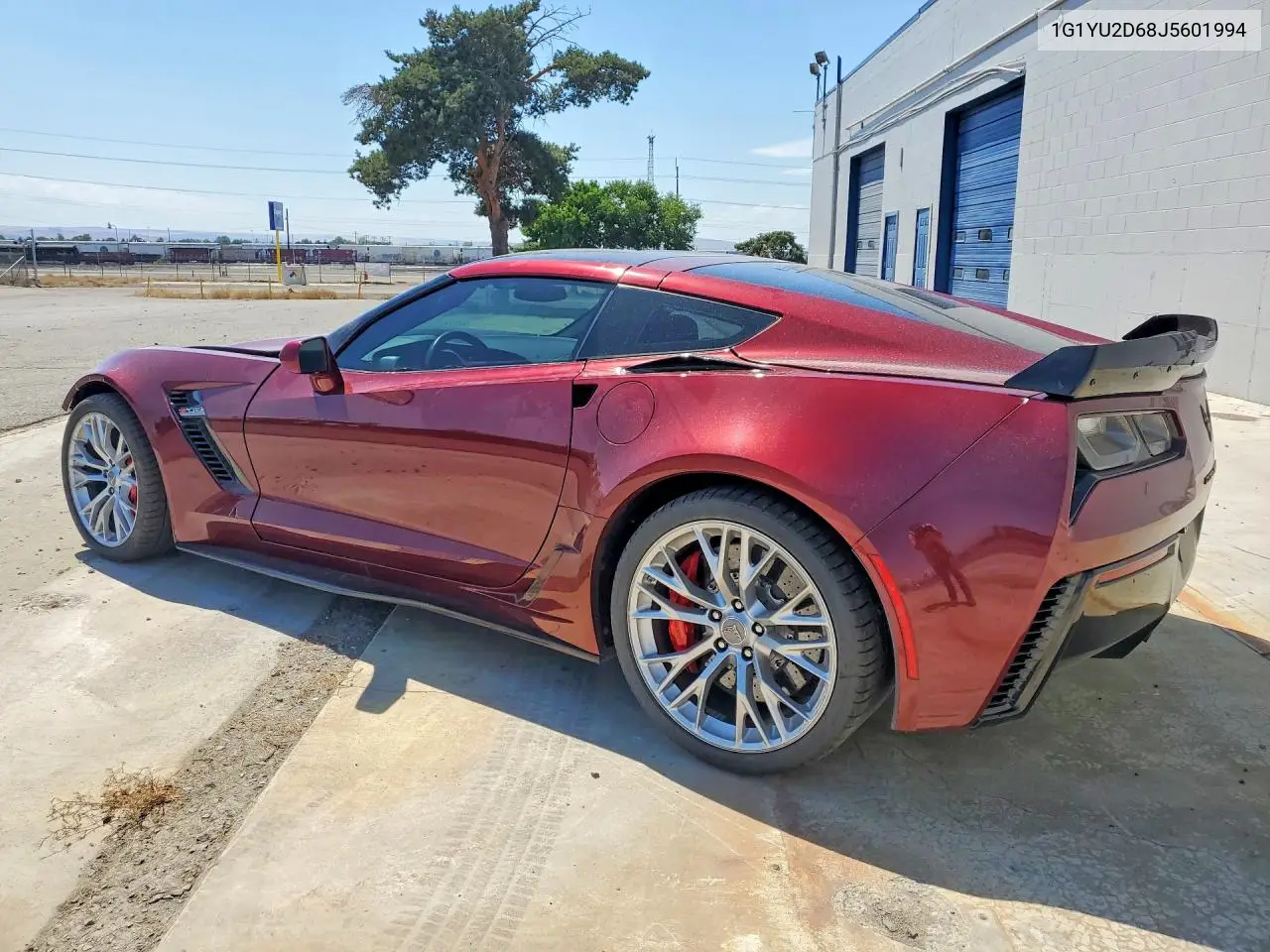 2018 Chevrolet Corvette Z06 3Lz VIN: 1G1YU2D68J5601994 Lot: 59307916