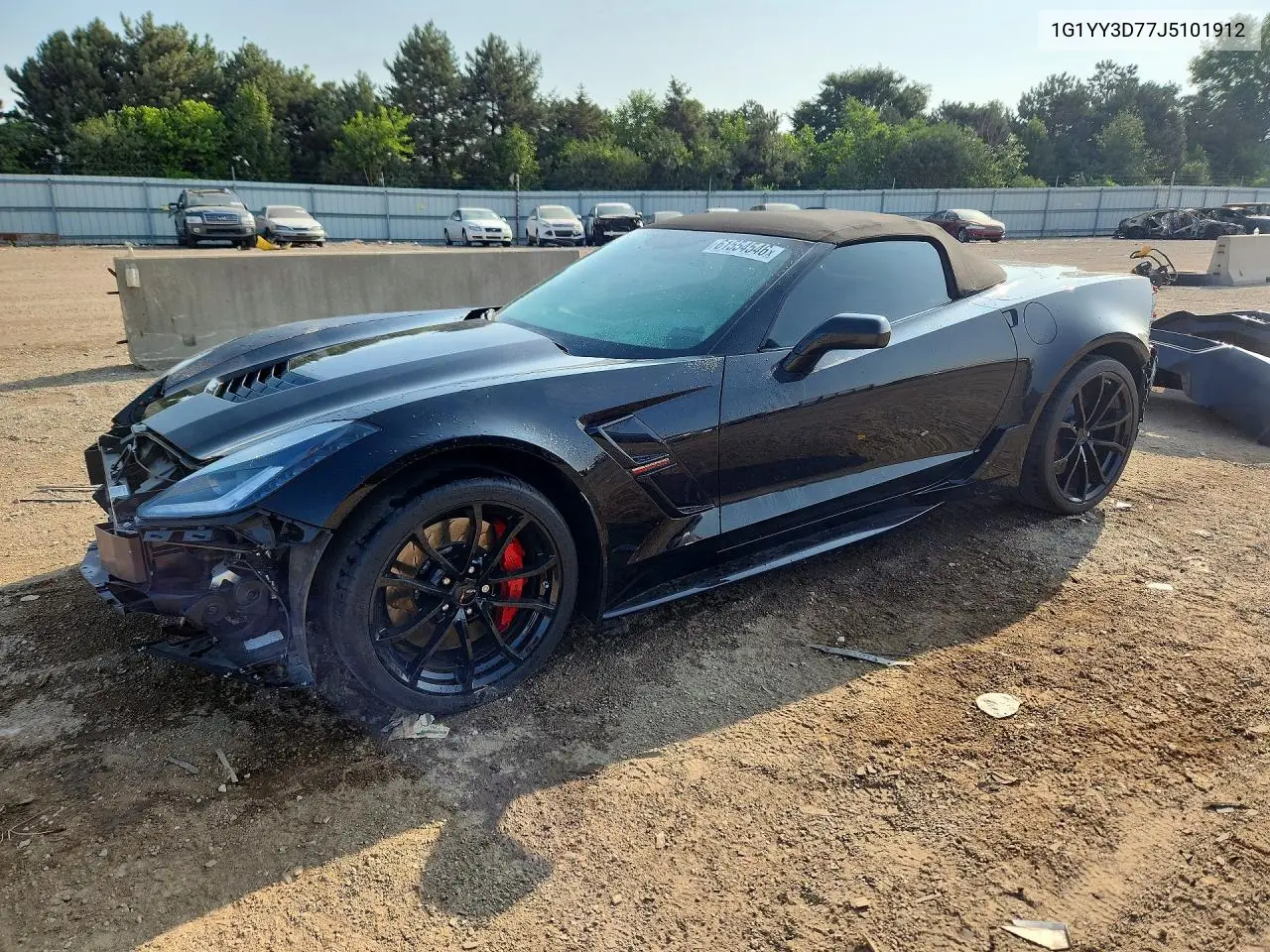 2018 Chevrolet Corvette Grand Sport 2Lt VIN: 1G1YY3D77J5101912 Lot: 61554546