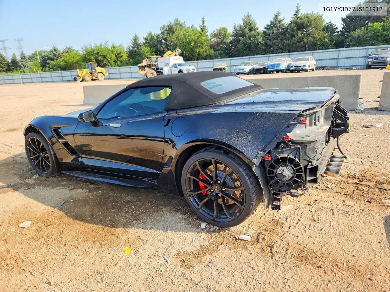 2018 Chevrolet Corvette Grand Sport 2Lt VIN: 1G1YY3D77J5101912 Lot: 61554546