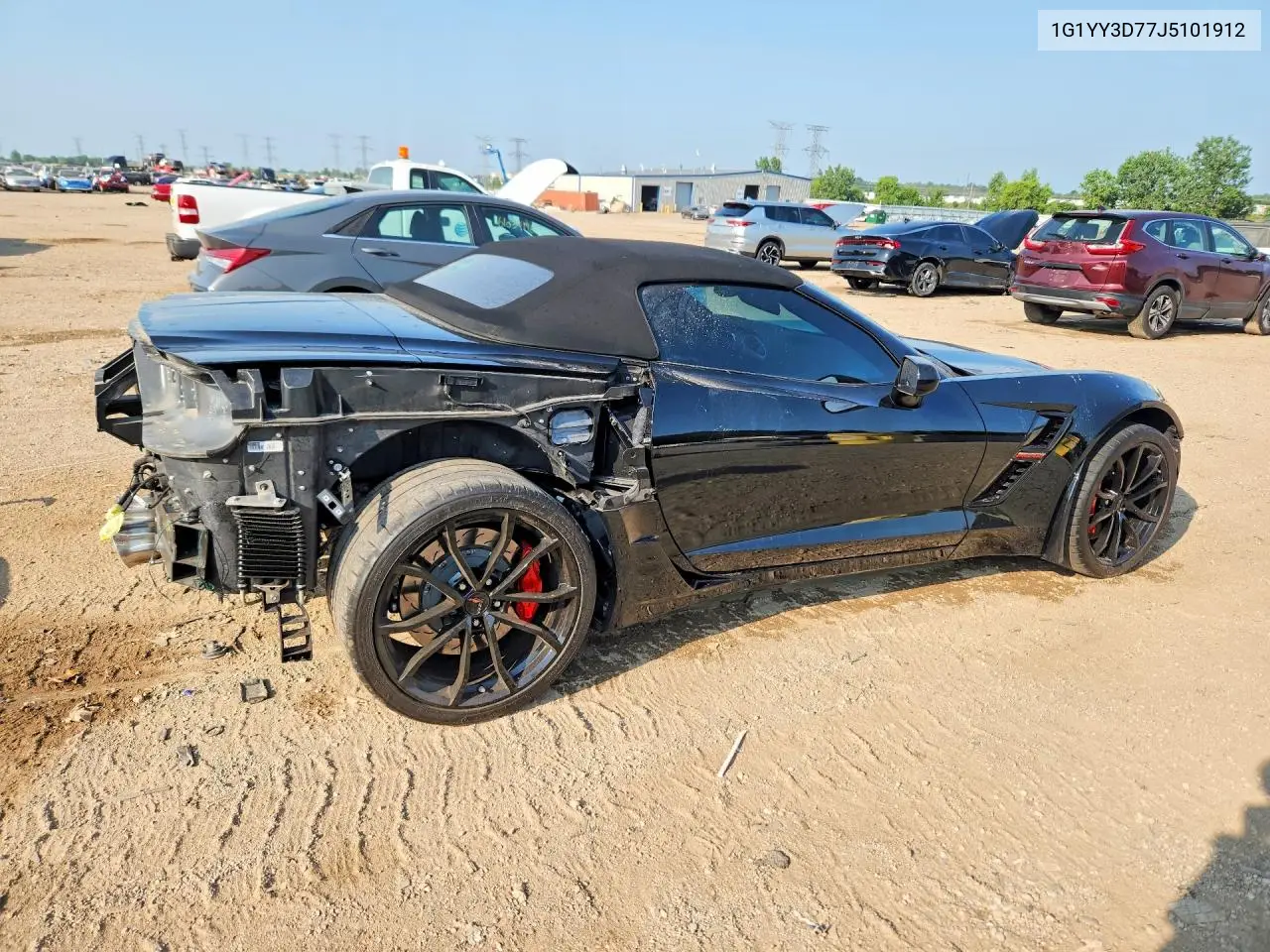 2018 Chevrolet Corvette Grand Sport 2Lt VIN: 1G1YY3D77J5101912 Lot: 61554546