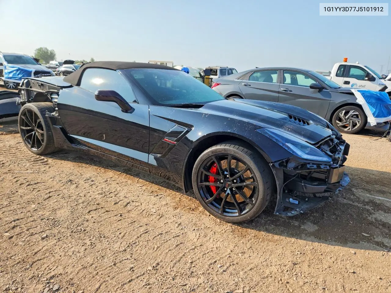2018 Chevrolet Corvette Grand Sport 2Lt VIN: 1G1YY3D77J5101912 Lot: 61554546