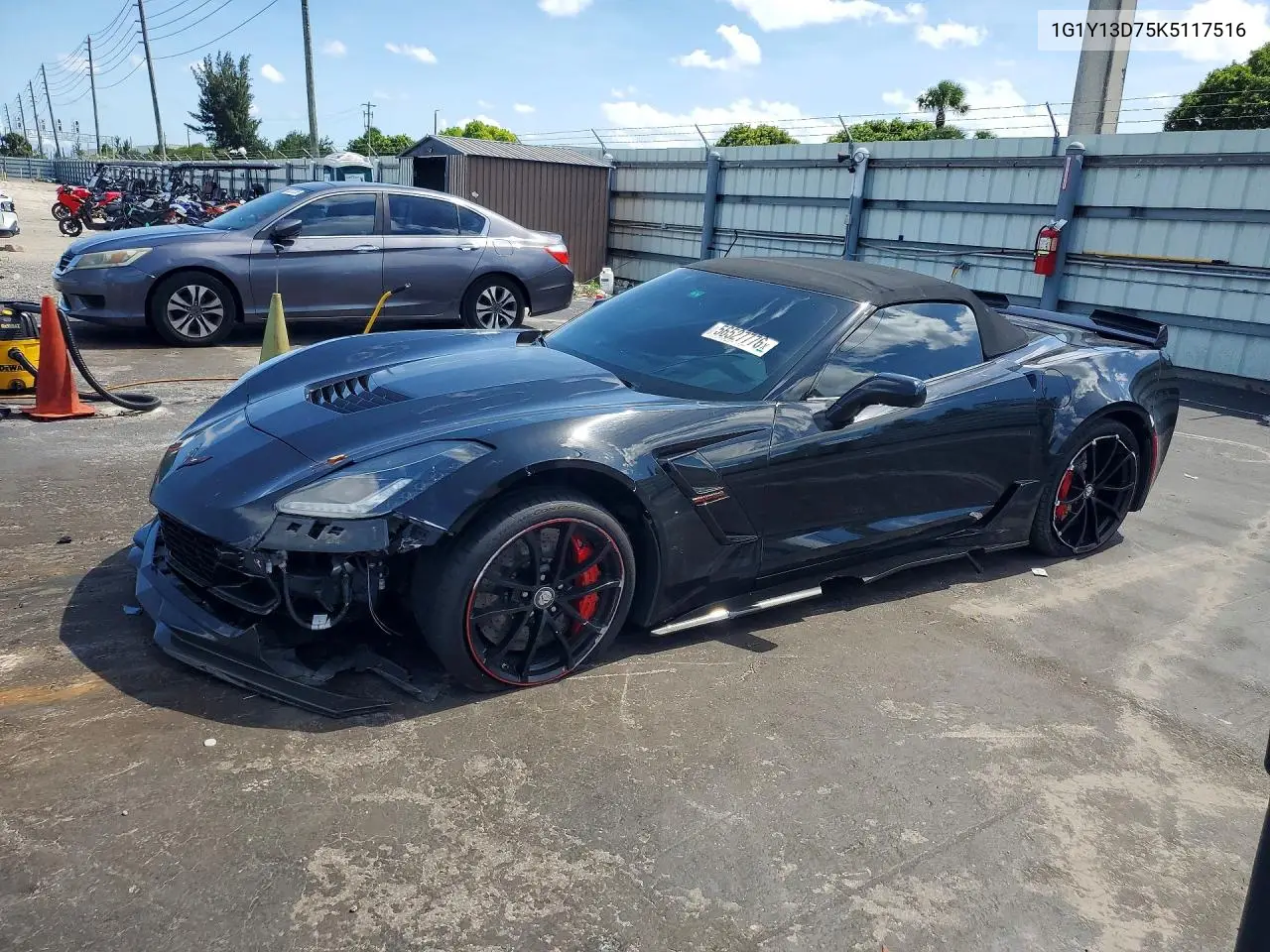 2019 Chevrolet Corvette Grand Sport 3Lt VIN: 1G1Y13D75K5117516 Lot: 56527776