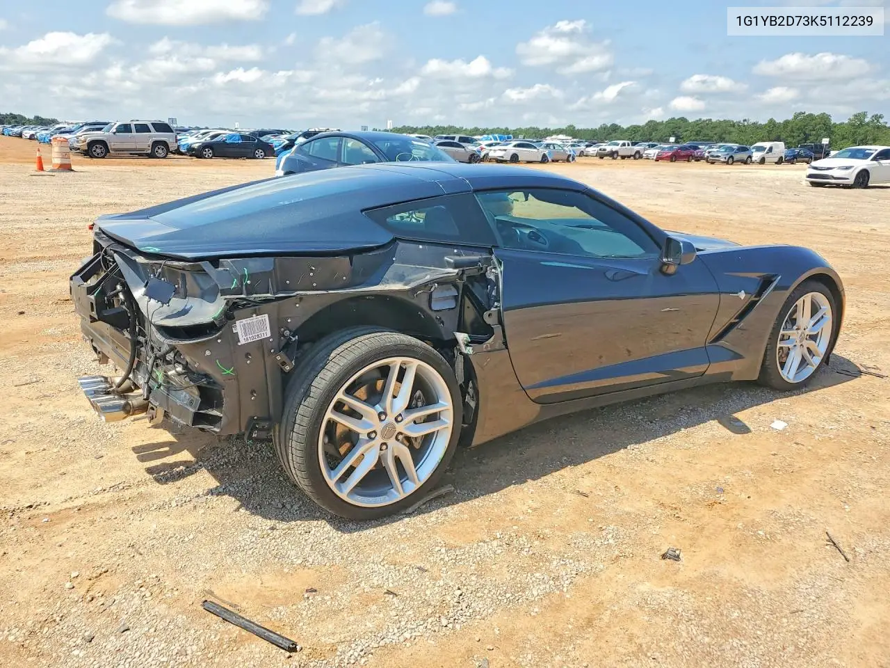 2019 Chevrolet Corvette Stingray 1Lt VIN: 1G1YB2D73K5112239 Lot: 58812536